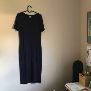 Navy blue bodycon dress